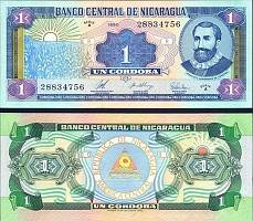 *1 Cordoba Nikaragua 1990, P173 UNC - Kliknutím na obrázok zatvorte -